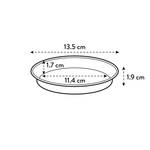 green basics saucer 14cm living black